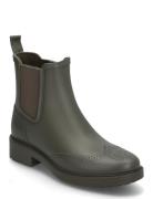 Preslie Rubber Rain Boot Gummistøvler Sko Khaki Green Lauren Ralph Lau...