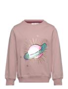 Tnmiranda Sweatshirt Tops Sweatshirts & Hoodies Sweatshirts Pink The N...