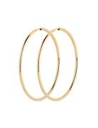 Senorita Hoop Designers Jewellery Earrings Hoops Gold Maria Black