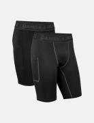 Men's Compression Shorts 2-Pack Sport Running-training Tights Black Da...