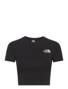 W Essential Cropped Slim Short Sleeve Te Sport Crop Tops Short-sleeved...