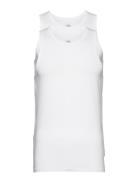 Jbs 2-Pack Singlet Bamboo Tops T-shirts Sleeveless White JBS