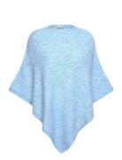 Frsandy Po 1 Tops Knitwear Ponchos Blue Fransa