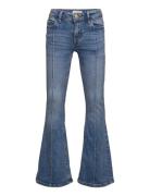 Trousers Denim Freja Seams Fla Bottoms Jeans Bootcut Jeans Blue Lindex