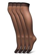 Knee High 20 Den 4-P The Matt Lingerie Socks Knee High Socks Black Lin...