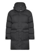 Wear Forever Puffer Coat Sport Coats Padded Coats Black Casall