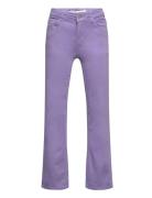 Nkfpolly Wide Twi Pant 4480-Mf Pb Bottoms Jeans Bootcut Jeans Purple N...