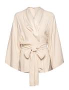 Rodebjer Tennessee Cape Designers Blouses Long-sleeved Cream RODEBJER