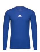 Team Base Tee Sport Base Layer Tops Blue Adidas Performance