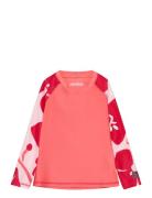 Swim Shirt, Sukeltaja Sport T-shirts Long-sleeved T-Skjorte Red Reima