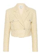 Fringagz Jacket Blazers BouclÉ Blazers Yellow Gestuz