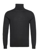 Caine Designers Knitwear Turtlenecks Black Reiss