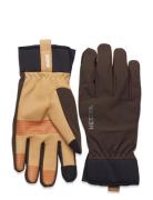 Cz Contact Glove Accessories Gloves Finger Gloves Brown Hestra