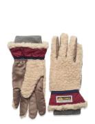 Teddy 5Finger-Beige/Blue Accessories Gloves Finger Gloves Beige Elmer ...