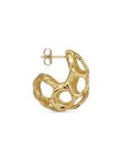 Chunky Space Earring  Designers Jewellery Earrings Hoops Gold Jane Koe...