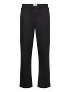 Akjan Cot/Linen Ela Pants Bottoms Trousers Linen Trousers Black Anerkj...