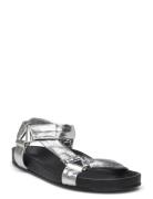 Kallyta Designers Sandals Flat Silver IRO