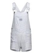 Levi's® Utility Striped Shortalls Bottoms Dungarees Blue Levi's