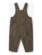 Overall Viggo Bottoms Dungarees Green Wheat