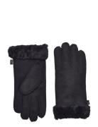 Rhsydney Shearling Gloves Accessories Gloves Finger Gloves Black Rosem...