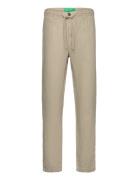 Trousers Bottoms Trousers Linen Trousers Beige United Colors Of Benett...