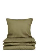 Luna Dobby Home Textiles Bedtextiles Bed Sets Green Engholm Textiles