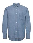 Rel Chambray Shirt Tops Shirts Denim Shirts Blue GANT