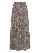 Onlcikka Long Skirt Ex Ptm Skirts Maxi Skirts Brown ONLY