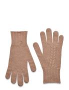 Knitted Gloves Accessories Gloves Finger Gloves Beige United Colors Of...