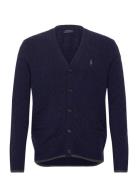 Cable-Knit Wool-Cashmere Cardigan Tops Knitwear Cardigans Navy Polo Ra...