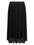 Carlavine Elastic Skirt Jrs Skirts Knee-length & Midi Skirts Black ONL...