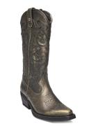 Wishley Boot Shoes Boots Cowboy Boots Gold Steve Madden