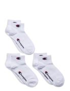 3Pk Quarter Socks Sport Socks & Tights Socks White Champion