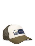 Gab Foam Trucker Cap Sport Women Sport Accessories Sport Caps Khaki Gr...