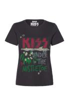 Nmnate Kiss Christmas T-Shirt Jrs Fwd Tops T-shirts & Tops Short-sleev...