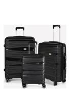 Rw Travel Alfrida Collection 3-Set Bags Suitcases Black RakelW Travel