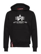 Basic Hoodie Designers Sweatshirts & Hoodies Hoodies Black Alpha Indus...