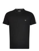 Loungewear T-Shirt Tops T-Kortærmet Skjorte Black Emporio Armani