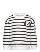 Striped Print Sweatshirt Tops Sweatshirts & Hoodies Sweatshirts White ...