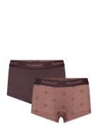 Hmlcarolina Hipsters 2-Pack Night & Underwear Underwear Panties Brown ...