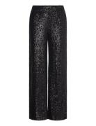 Barbaraiw Pant Bottoms Trousers Wide Leg Black InWear