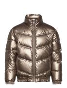 Jacket Metallic Foret Jakke Gold Creamie