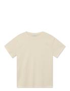 Crew T-Shirt Tops T-Kortærmet Skjorte Cream Les Deux