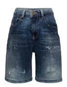 Pbron Shorts Bottoms Shorts Blue Diesel