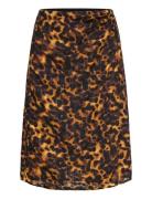 Slgunvy Skirt Skirts Knee-length & Midi Skirts Brown Soaked In Luxury