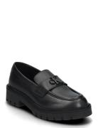 Flatform Loafer Hw Mg Lth Shoes Flat Loafers Black Calvin Klein