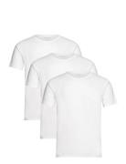 Stretch Cn Tee Ss 3Pack Tops T-Kortærmet Skjorte White Tommy Hilfiger