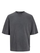 Jjecharge Faded Tee O-Neck Sn Jnr Tops T-Kortærmet Skjorte Grey Jack &...