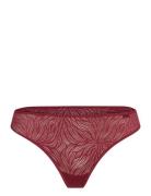 Thong G-streng Undertøj Burgundy Calvin Klein