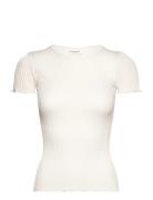 Rwbelize Ss O-Neck T-Shirt Tops T-shirts & Tops Short-sleeved Cream Ro...